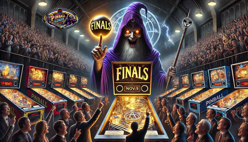 Commercial Pinball League Finals at Ottawa Pinball Arcade Nov 9